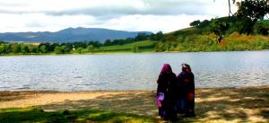 Ali Talk Druids at lake Ali